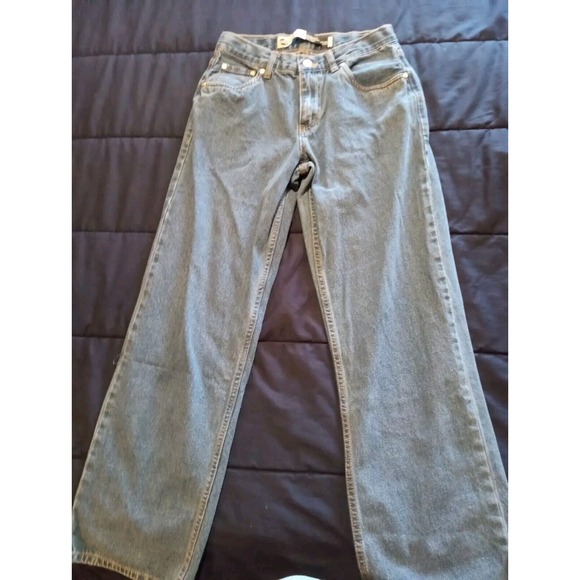 Levi's Jeans Women's 28x30 16 Regular SilverTab Stay Loose Denim Medium Wash 17K - Picture 1 of 5